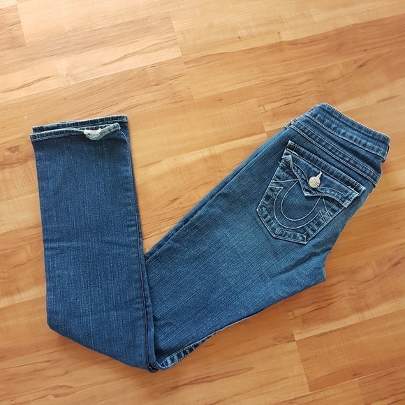 True Religion Billy Jeans Style # 10-572TS 98% Cotton Size 28 - Picture 5 of 13